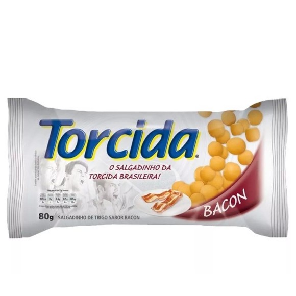 SALGADINHO LUCKY TORCIDA BACON 80G